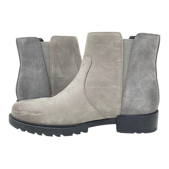 Sorel Emelie II Zip Bootie In Quarry Black Waterproof Full Grain Leather 7.5 - Picture 4 of 10